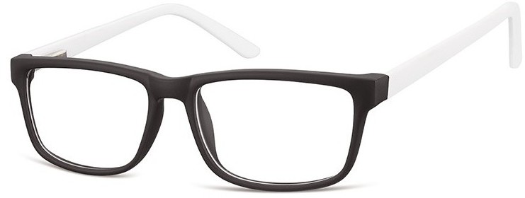 Sunoptic Okulary Zerówki oprawki CP157D czarno-białe CP157D