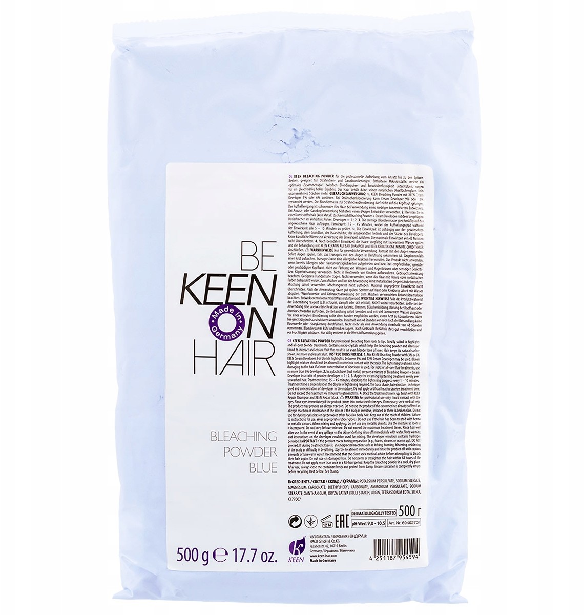 Keen rozjaśniacz do włosów blue 500g