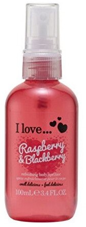I Love Cosmetics Odświeżanie ciała Spray aromaty maliny i jeżyny i maliny Blackberry ciała spritzer) 100 ml