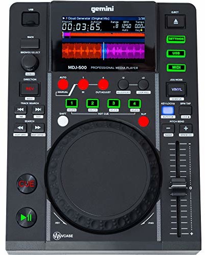 Gemini MDJ-500 odtwarzacz MP3 z gniazdem USB i wyświetlaczem LCD 0747705004789