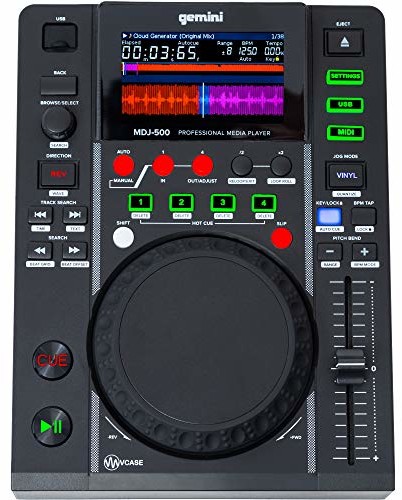 Gemini MDJ-500 odtwarzacz MP3 z gniazdem USB i wyświetlaczem LCD 0747705004789