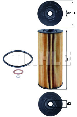 Knecht Filtr oleju OX 137D OX 137D