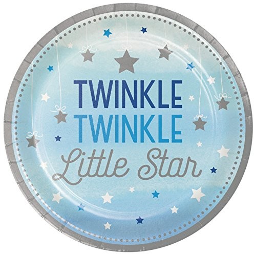Creative talerze papierowe Little Star-Pak, niebieski 322229