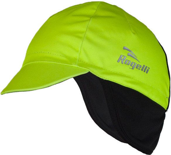 ROGELLI 009.115 ss17 Prottetivo zimowa czapeczka rowerowa z daszkiem fluor