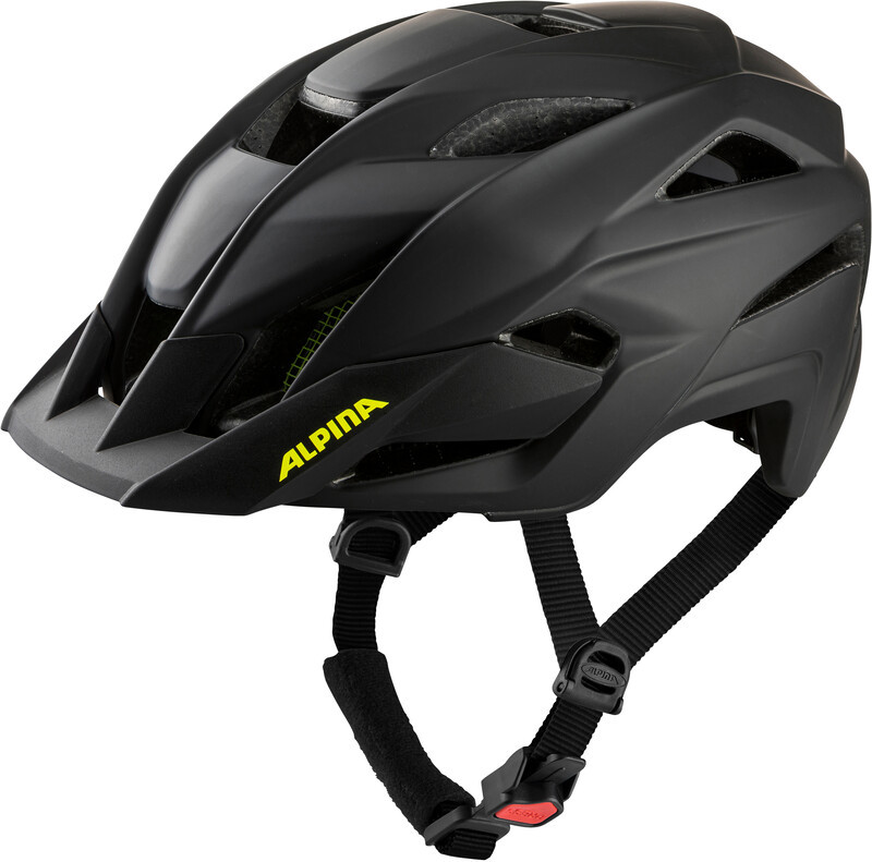 Alpina Unisex - Dorośli, STAN MIPS Kask rowerowy, black-neon yellow matt, 60-64 cm A9768533
