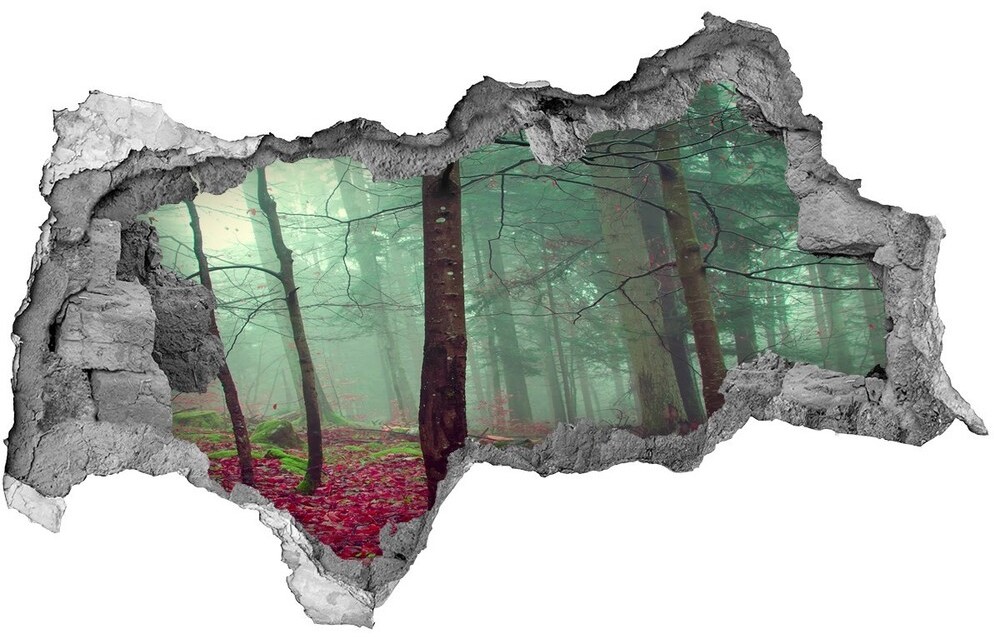 Wallmuralia.pl Samoprzylepna dziura naklejka Jesienne liście