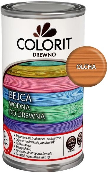 Colorit Bejca wodna  Drewno olcha 0 5 l