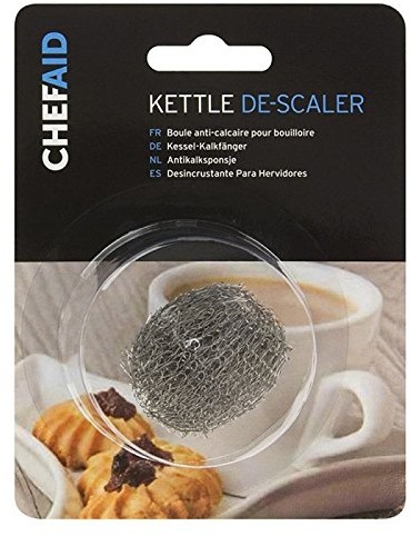 Chef Aid CHEF Aid ze stali nierdzewnej Donut odkamieniacz czajnik elektryczny, srebrny 10E00020