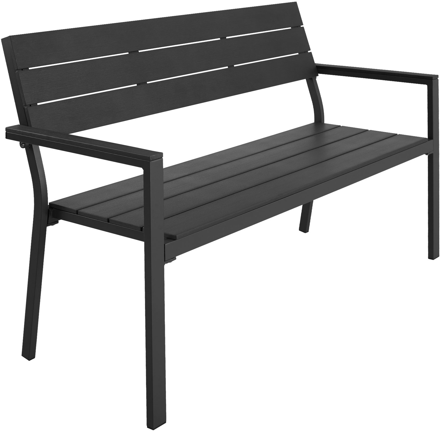 - tectake Ławka ogrodowa Line ciemnoszary 403546