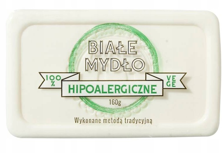 Białe Mydło Hipoalergiczne Naturalne 100% Vege
