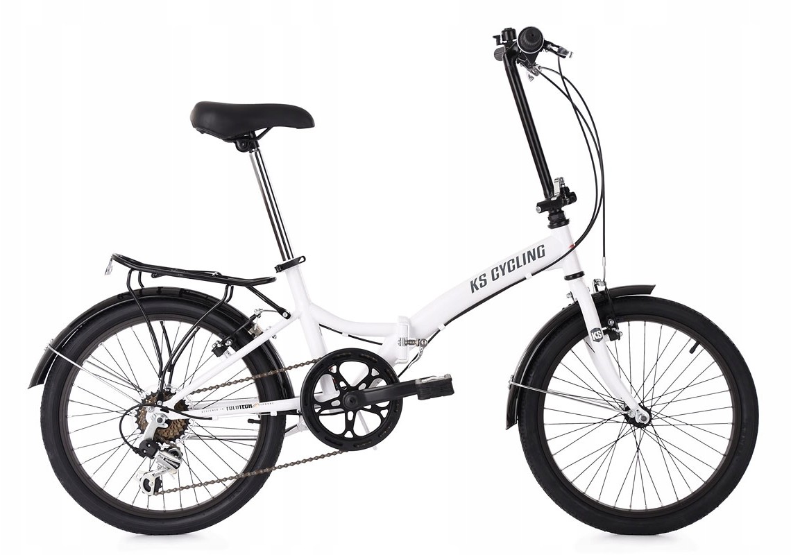 Rower Składany 20 Składak Bagażnikiem Lekki Miasto