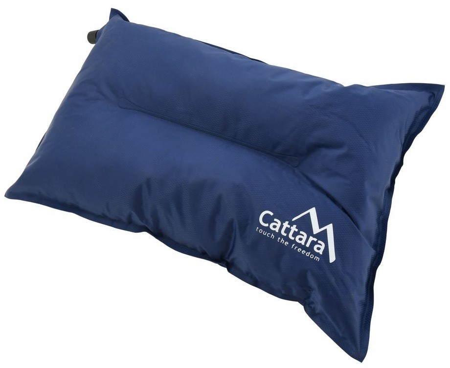 Cattara Poduszka samopompująca Twin niebieski, 42 x 28 x 12 cm
