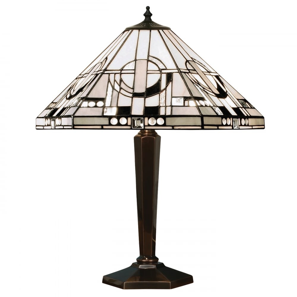 Interiors Lampa stołowa TIFFANY METROPOLITAN 64263 INTERIORS 64263/INT/CUBI
