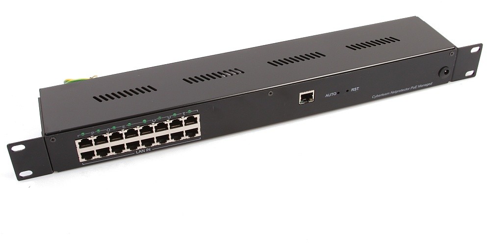 brak danych Netprotector PoE 8p Rack 19 zarządzalny NPZ-8P-1