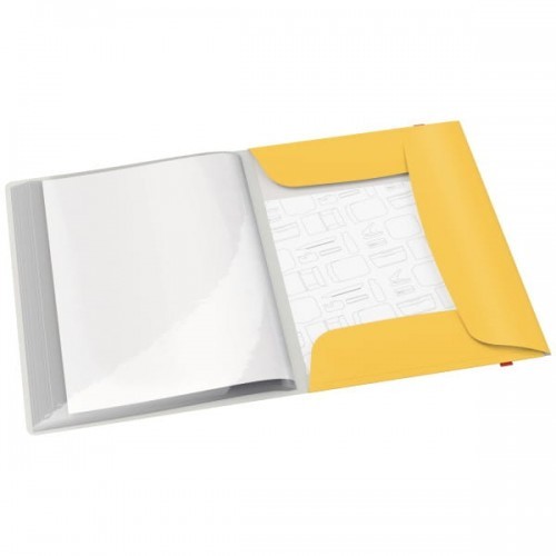 Leitz Album ofertowy A4/20 PP COSY z wbudowaną teczką żółty ciepły /46700019/ ES1488-6