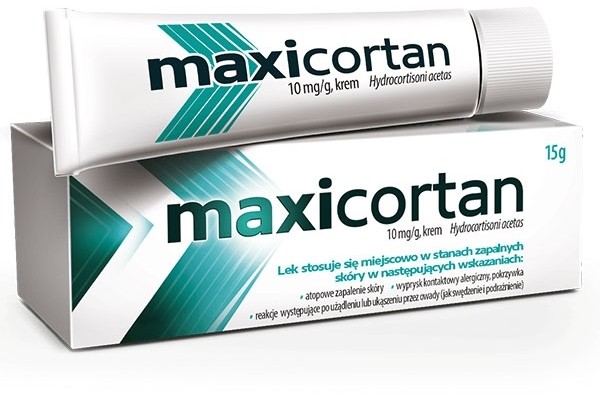 Aflofarm Maxicortan 1% krem 15g