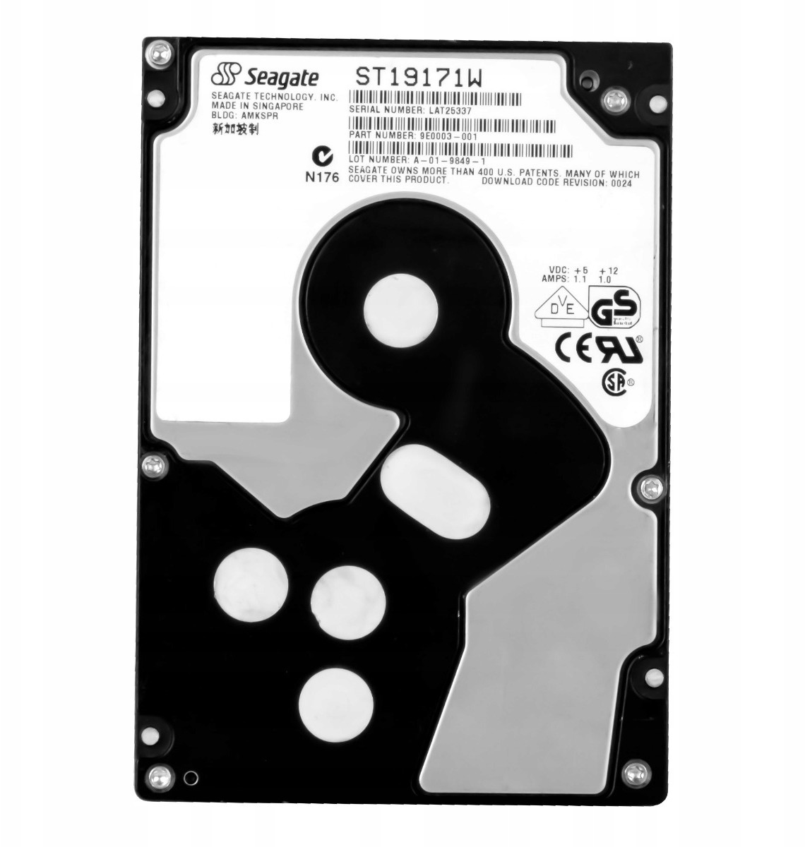 Seagate Barracuda 9 9.1GB 7.2K Scsi 3.5'' ST19171W