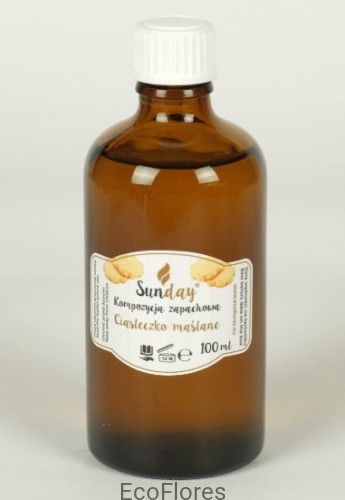 Sunday Olejek zapachowy CIASTECZKO MAŚLANE 1000 ml SunDay OZCiaste1000ml