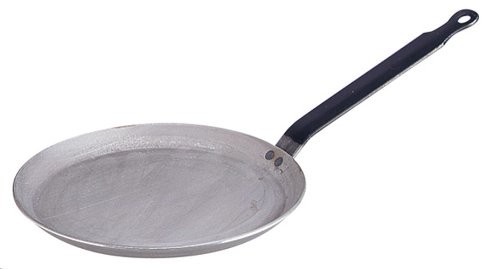 De Buyer 5120.14 patelnie do naleśników z ciężkiej stali żelaznej, 14cm 3-0669-1004