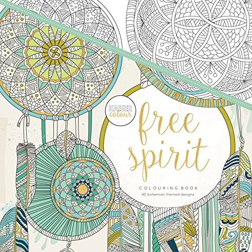 Craft Kaiser CL502 kolorowanka Free Spirit, Paper, wielobarwny, 25 x 25 x 0.6 cm 523494