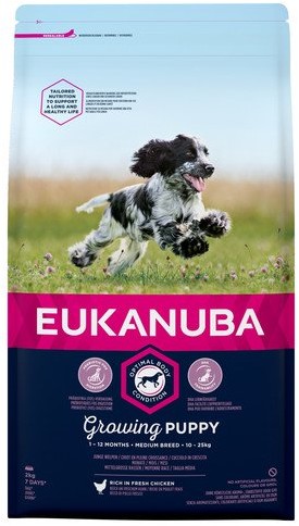 Eukanuba Growing Puppy Medium Breed 2 kg