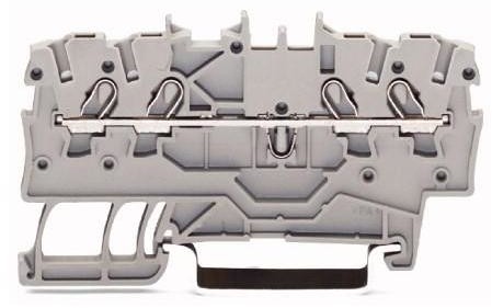 WAGO Terminal przepustowy WAGO 3.50 mm Sprężynowe czerwony 2000-1403 100 szt 2000-1403