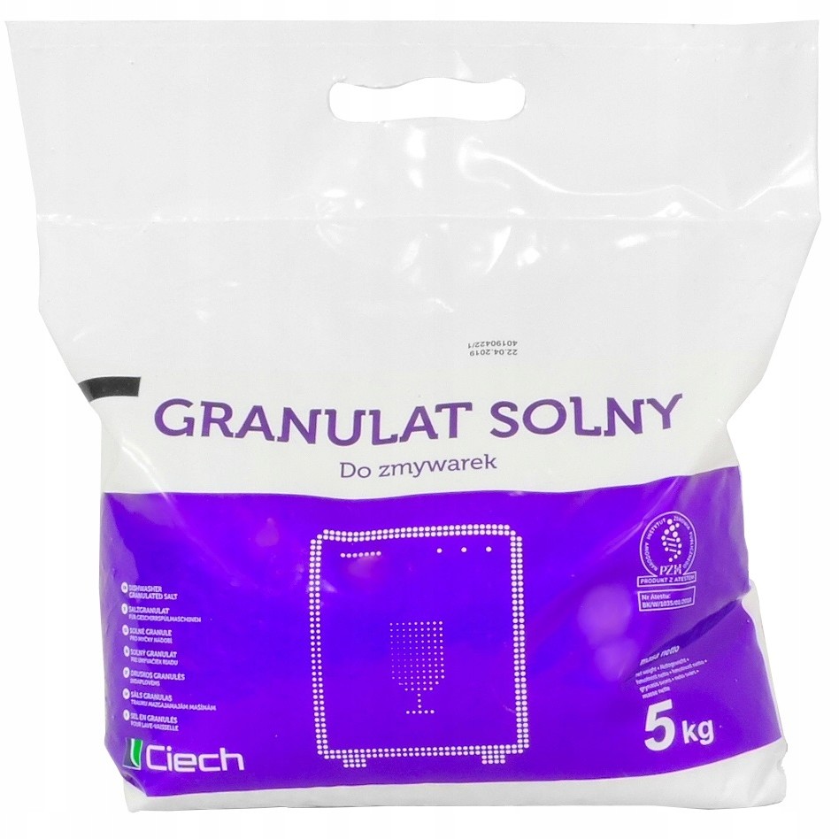 Sól Do Zmywarek 5 Kg Worek Ciech Granulat