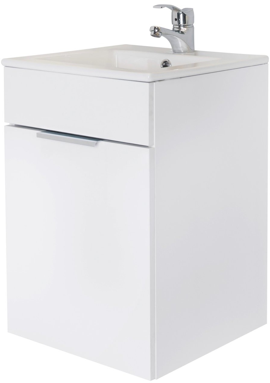 Elita Zestaw Qubo szafka z umywalką biała