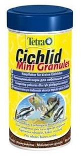 Tetra Cichlid Mini Granules 250 ml pokarm dla ryb gatunku pielęgnic małej wielkości 250ml