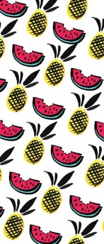 FunnyCase FUNNY CASE ETUI NADRUK ARBUZY I ANANASY HUAWEI MATE 10 LITE