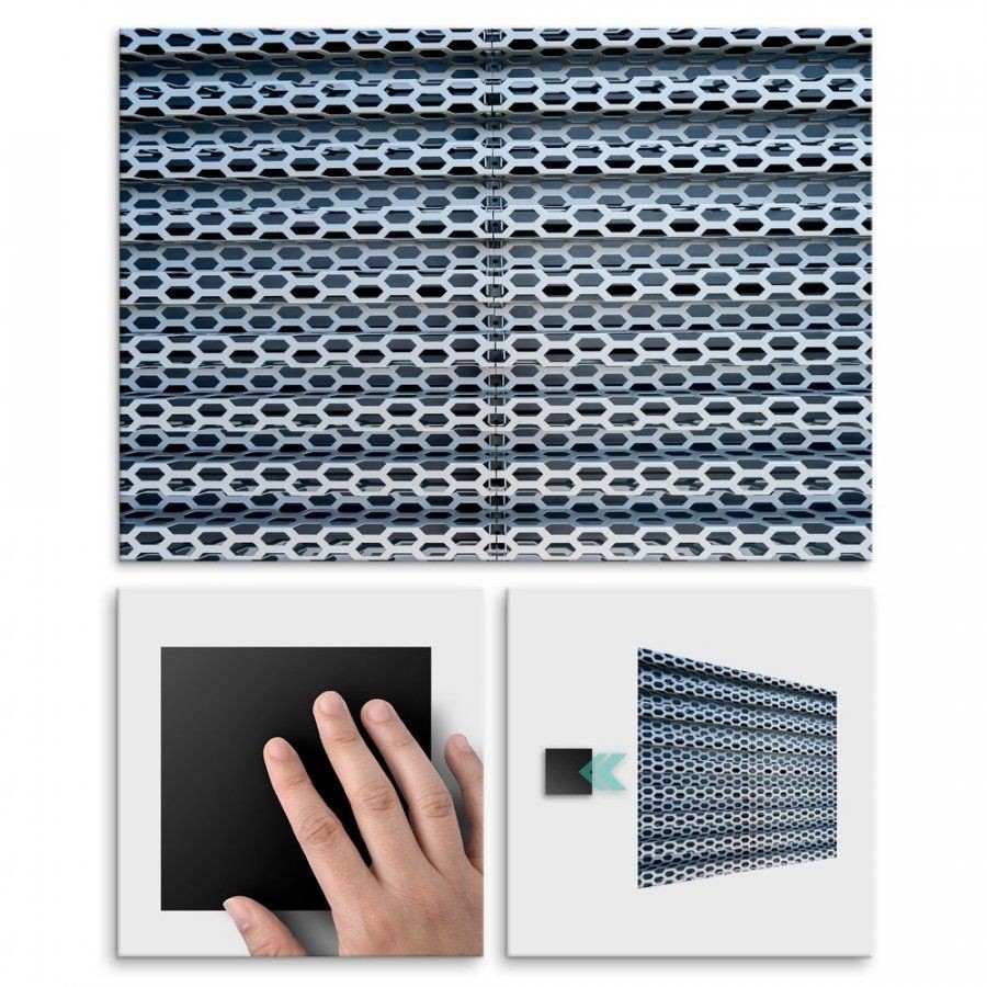 Pix4home Plakat metalowy metalowa tekstura M POS-M-00035