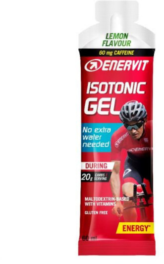 Enervit Żel energetyczny bez popijania ISOTONIC GEL z kofeiną 60 ml cytrynowy