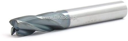 DARMET Frez 4-ostrzowy długi 12 mm DIN 6527-L VHM AlTiN
