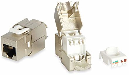 Equip Keystone Jack ekranowany CAT.6A RJ45 przyłącze zestaw 8-częściowy (767213)