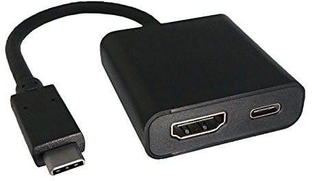 Roline 12033211 adapter Typ C wtyczka do gniazda HDMI Czarny 12033211