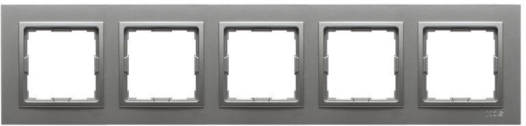 KOS Elektro System Vena 2 aluminium ramka 5 kos_524085
