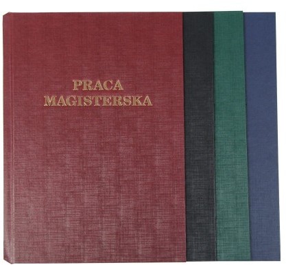 Opus Okładka twarda - O.HARD COVER Classic 304x212mm / NIEBIESKA / 10par / Praca Magisterska (A4+ pionowa) O.643189