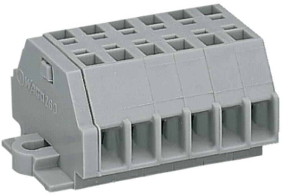 Wago Listwa zaciskowa 5 mm Sprężynowe Alokacja L szary 260-106 50 szt
