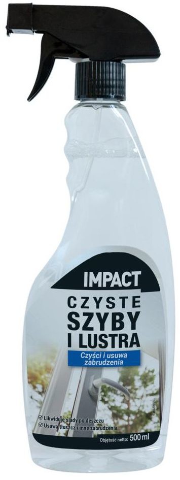 IMPACT Środek do czyszczenia szyb i luster 0.5 l IMPACT