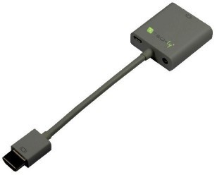 Techly Konwerter HDMI męski na VGA żeński audio micro-USB 306301
