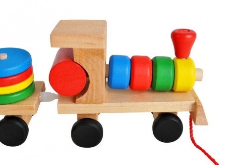 MAXY C.O. Pociąg drewniany - sorter 5902802914057