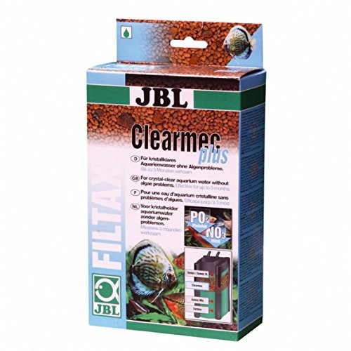JBL filtr Wymiary do usuwania azotyny, fosforan i azotanu, wykonana z akwariów bateria 600 ML, clearmec Plus 62395