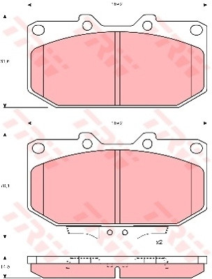 TRW KFZ Ausruestung GmbH) KFZ Ausruestung GmbH) GDB1006 GDB1006