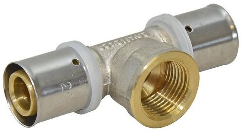 INSTAL COMPLEX Trójnik ZAPRASOWYWANY 16MM - GW1/2