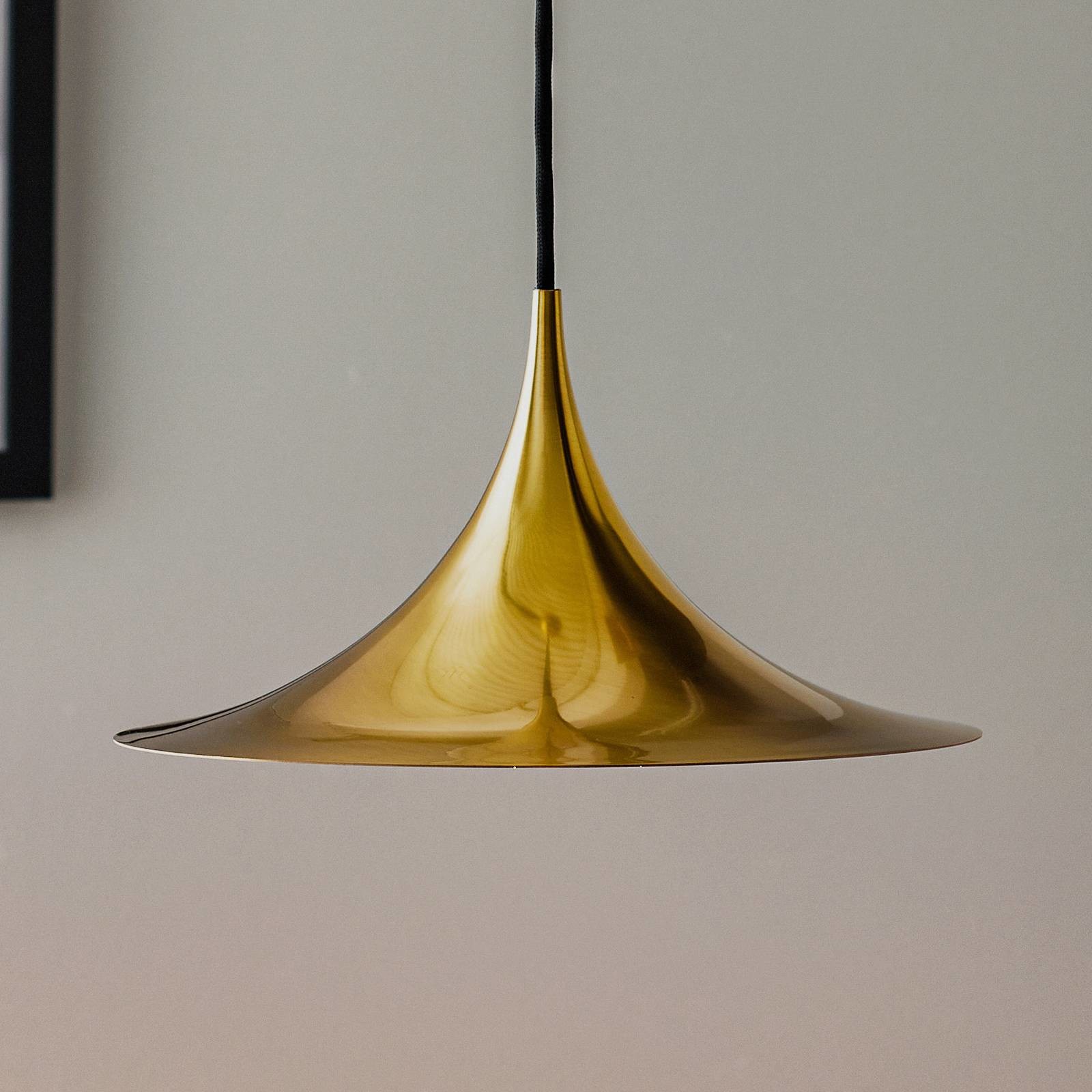 GUBI GUBI Semi lampa wisząca mosiądz błyszczący  30 cm