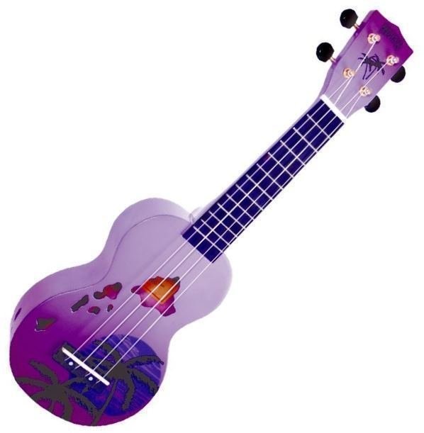 Mahalo Soprano Ukulele Hawaii Purple Burst