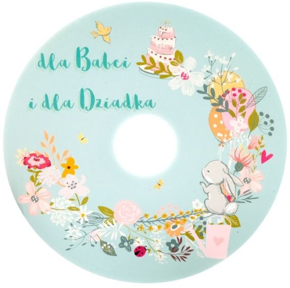 Płyta DVD TS dla Babci i Dziadka wianek (DVD-R 4,7GB 16x)