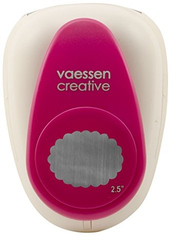 Vaessen Creative vaessen Creative 21434  005 Wytłaczarkę Jumbo Plus owalne muszla  6,3 cm, metal/plastik, fioletowym, 13.2 x 9.5 x 7.6 cm 21434-005