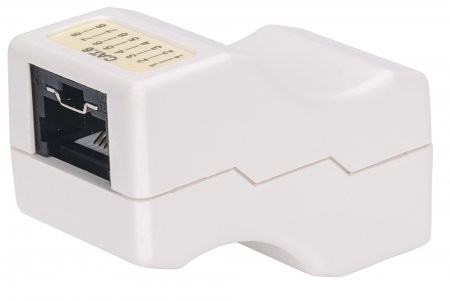Intellinet Adapter Łącznik Cat6 z Blokadą 790727 790727