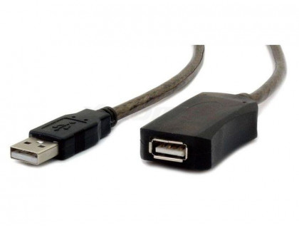 Gembird KABEL USB 2.0 AM-AF AKTYWNY 5M CZARNY UAE-01-5M